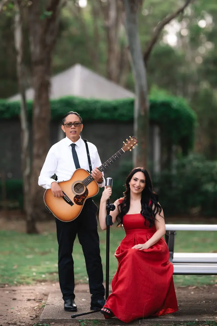 Linda Dagher and Adrian San Juan at a Sydney performance
