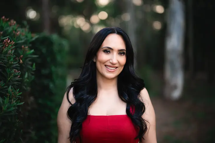 Linda Dagher photographed for Sydney event entertainment