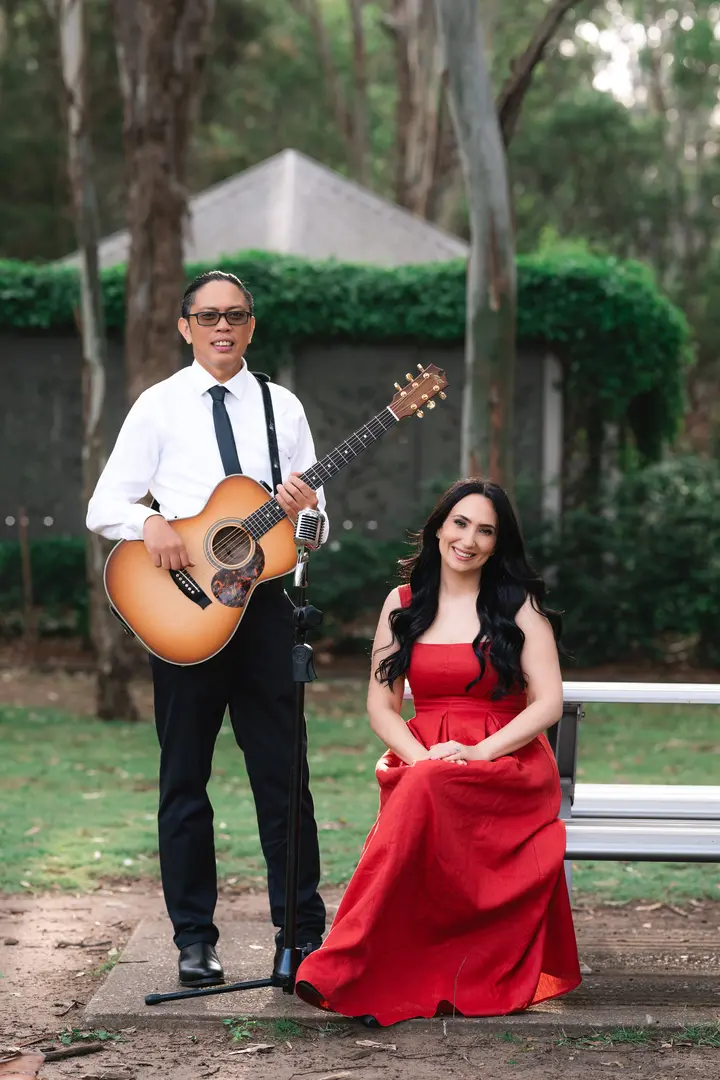 Linda Dagher and Adrian San Juan prepared for a Sydney event